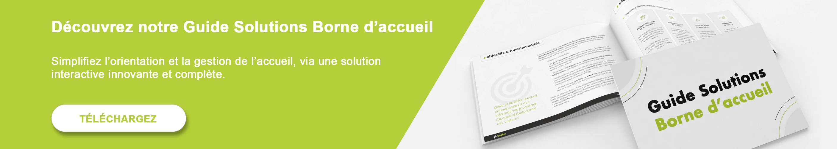 Découvrez le guide solutions bornes d'accueil